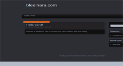 Desktop Screenshot of bleeinara.com